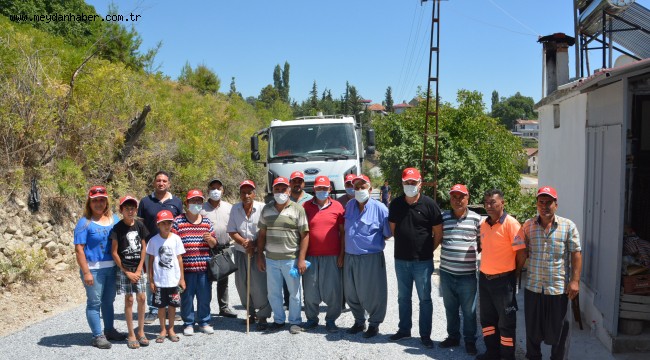 DOĞA HARİKASI ÇAMLIYAYLA'NIN YOLLARI BÜYÜKŞEHİR'LE GÜZELLEŞİYOR
