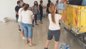 EFELER HALKININ BAĞIŞLARI YANGIN BÖLGESİNE ULAŞTI