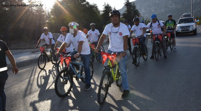 Eğirdir'den Büyük Taarruz'a destek için pedal çevirdiler