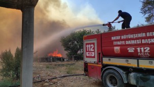 HBB EKİPLERİ YANGINLARA KARŞI ÖN SAFLARDA MÜCADALE ETTİ