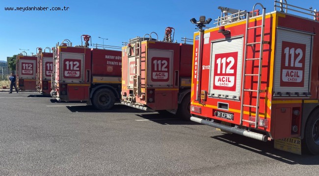HBB İTFAİYECİLERİNDEN MUĞLA'YA DESTEK