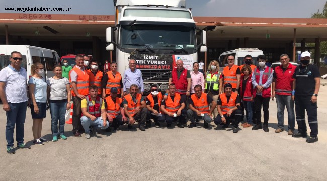  Hürriyet ve ekibi yangın bölgesini ziyaret etti