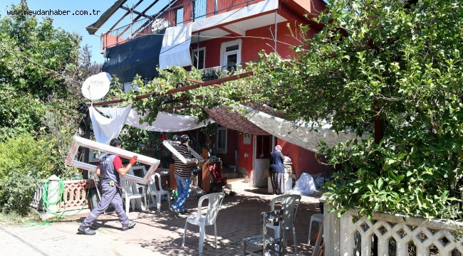 Isparta Belediyesi Çandır'da yaraları sarmak için harekete geçti