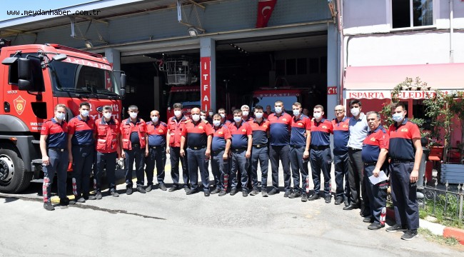 Isparta Belediyesi İtfaiye ekipleri tekrar Antalya'da