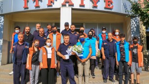 İtfaiye Personellerine Genç Kuşak Sürprizi