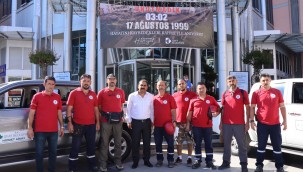 İZBAK ekibi sel bölgesine doğru yola çıktı