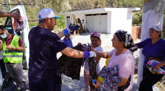  İZBAK ekipleri Milas köylerinde  hayır duası aldı