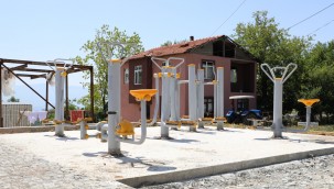 İzmit Belediyesi, Çubuklubala Parkı'na spor aletleri yerleştirdi