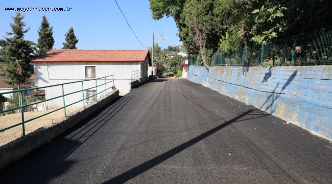 İzmit Belediyesi, Tüysüzler'de de asfalt yolu yeniledi 