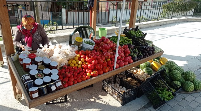  Karaabdülbaki Üretici Pazarı'na ilgi her geçen artıyor