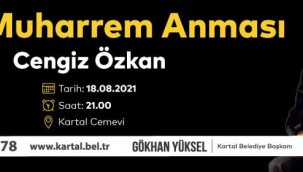 Kartal Belediyesi'nden Yas-ı Muharrem Anması