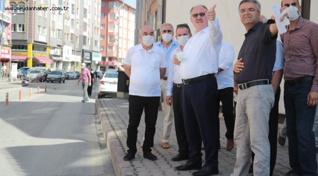 KERİM ÇAVUŞ CADDESİ'NDE ESNAFIN BELİRLEDİĞİ PROJE UYGULANACAK…