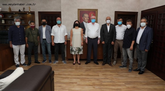 KESK Başkan Kurt'u ziyaret etti