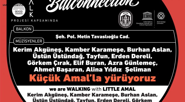 KÜÇÜK AMAL EFES SELÇUK'TA ÇOCUKLARLA YÜRÜYECEK