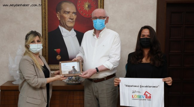 LÖSEV'den Başkan Kurt'a teşekkür ziyareti