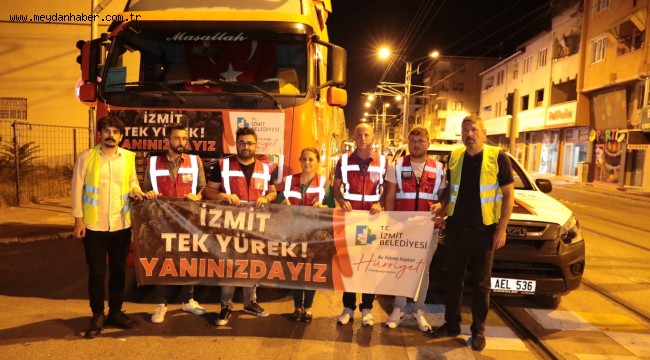  Manavgat'a yardım  tırı yola çıktı