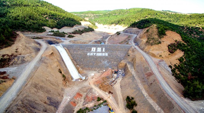 Manisa Beydere Barajı 2022'ye hazır