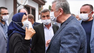 MANSUR YAVAŞ SOLFASOL VE YEŞİLÖZ'DE VATANDAŞLARLA BULUŞTU, SORUNLARI YERİNDE DİNLEDİ