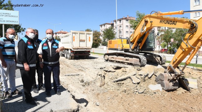 Mimar Sinan 11. Cadde yenileniyor