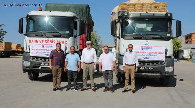 Odunpazarı'ndan Milas'a yardım eli