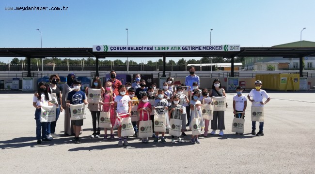 Öğrenciler 1.Sınıf Atık Atık Getirme Merkezini Ziyaret Etti