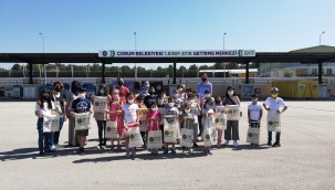 Öğrenciler 1.Sınıf Atık Atık Getirme Merkezini Ziyaret Etti