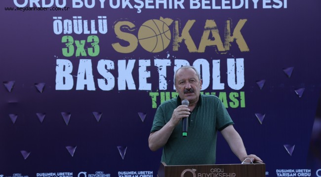 ORDU'DA SOKAK BASKETBOLU COŞKULU BAŞLADI