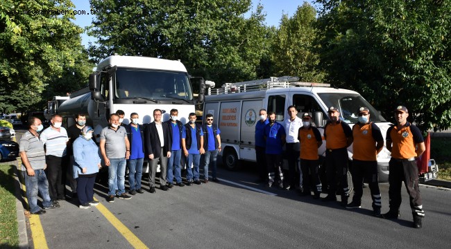 Osmangazi'den Yangın Bölgesine Yardım Eli
