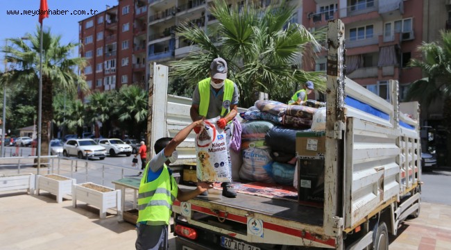 PAMUKKALE BELEDİYESİNDEN YANGIN BÖLGELERİNE BİR DESTEK DAHA
