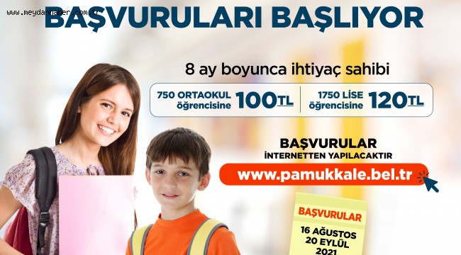 PAMUKKALE BELEDİYESİNİN EĞİTİM YARDIMI BAŞVURU TARİHLERİ BELLİ OLDU