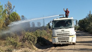 Saruhanlı Belediyesi Tüm İmkanlarıyla Yangın Bölgesinde