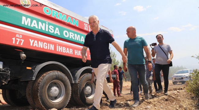 Saruhanlı'da 4 Ayrı Yerde Orman Yangını Çıktı