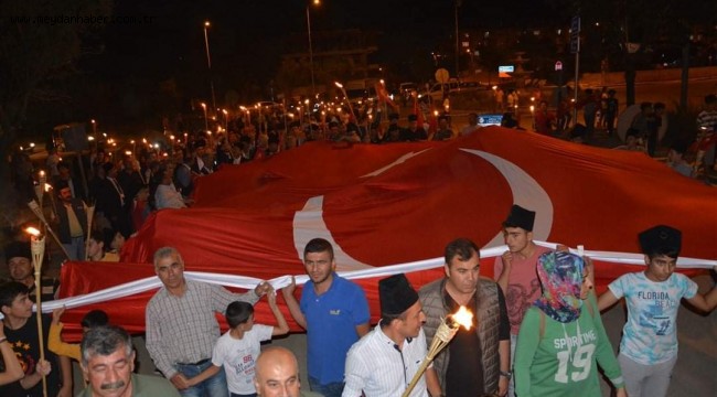 Son Kale Haymana'da Meşalelerle Ecdadın İzinde