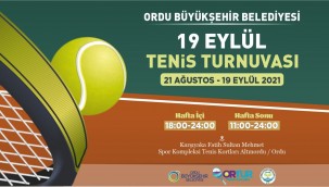 TENİS TURNUVALARI BAŞLIYOR