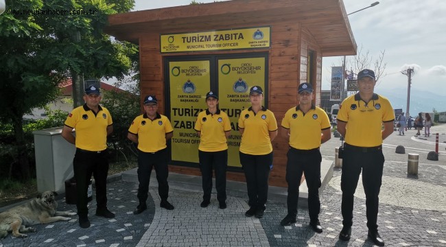 TURİZM ZABITASI GÖREV BAŞINDA