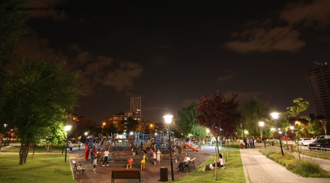 YAZ SICAKLIĞINA ÇARE ÇANKAYA PARKLARI        