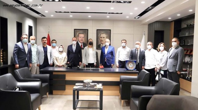 AK PARTİ YEREL YÖNETİMLER BAŞKAN YARDIMCISINDAN, BAŞKAN ÖRKİ'YE ZİYARET