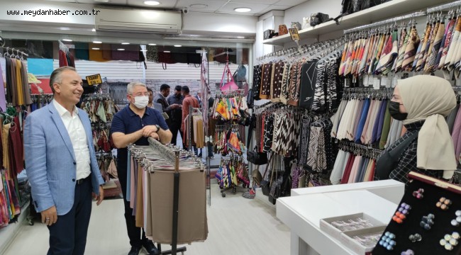 Aşgın: Esnafımızın emrindeyiz