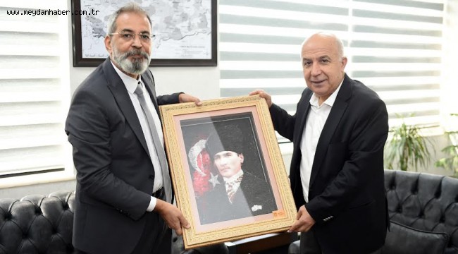 BAŞKAN BOZDOĞAN'DAN İL EMNİYET MÜDÜRÜ ASLAN'A ZİYARET