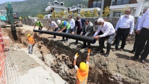Başkan Gürün, "Fethiye Kanalizasyon Hatlarının 88 kilometresini Tamamladık"