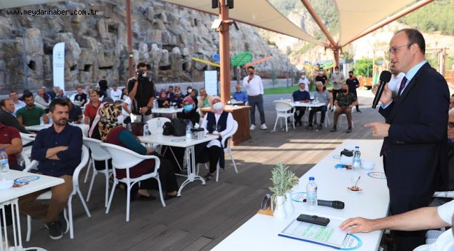 BAŞKAN ÖRKİ KEKİKÇİLERLE BİR ARAYA GELDİ