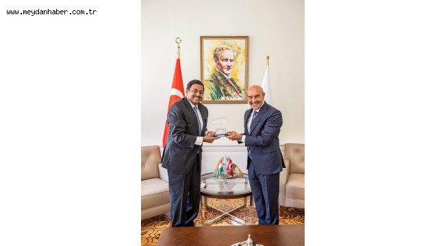 Başkan Soyer, Hindistan Büyükelçisi Panda'yı ağırladı