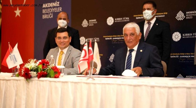 BAŞKAN VELİ GÖK KIBRIS'TA TOPLANTIYA KATILDI.