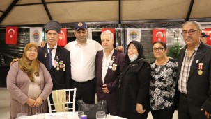 BAŞKAN YILMAZ, GAZİLER VE AİLELERİYLE BULUŞTU