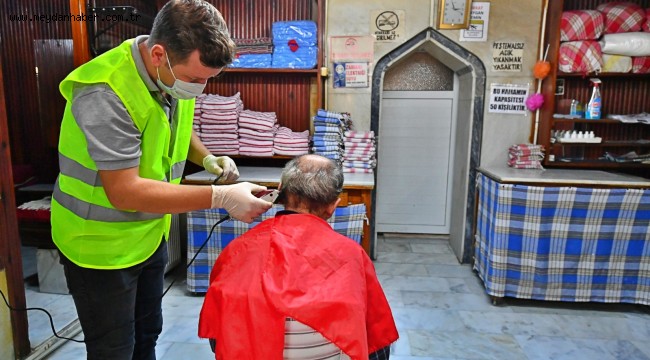 Basmane Hamamı'nın kapıları evsizlere açıldı