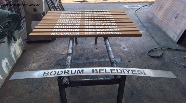 BODRUM BELEDİYESİ KENDİ MOBİLYASINI ÜRETİYOR