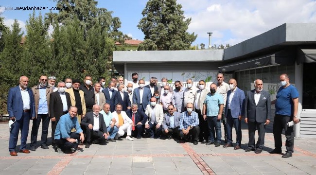 BÜYÜKKILIÇ, STK TEMSİLCİLERİ İLE BİR ARAYA GELDİ, TAŞ MEKTEP BULUŞMASINA KATILDI