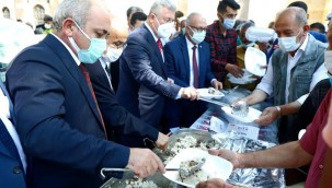 Çankırı'da Vatandaşlara Ahi Pilavı İkram Edildi