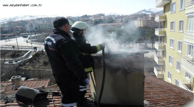 Çankırı İtfaiyesinden Baca Temizliği Uyarısı