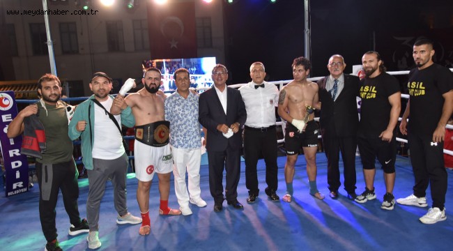 EĞİRDİR'DE NEFES KESEN KİCK BOKS GECESİ.